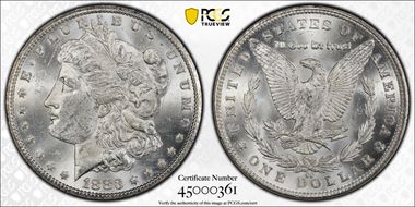1883-CC $1 MS62