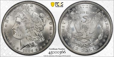 1884-CC $1 MS64+