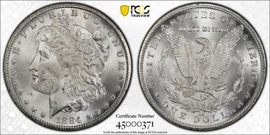1884-CC $1 MS63