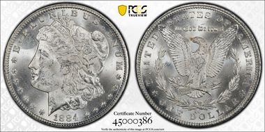 1884-CC $1 MS63