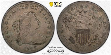 1798 $1 Large Eagle VG10