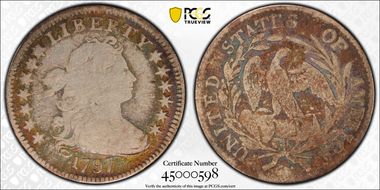 1797 10C 13 Stars VG8