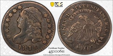 1814 10C STATESOF VF20