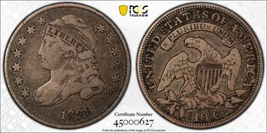 1829 10C Medium 10C F15