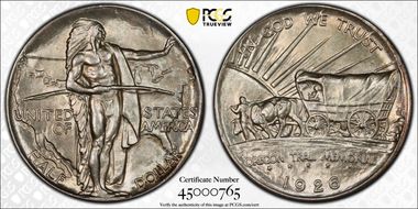 1926 50C Oregon MS64