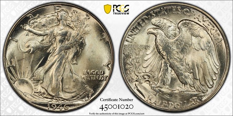 Cert 45001020 - Coin Image