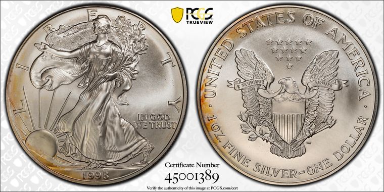 Cert 45001389 - Coin Image