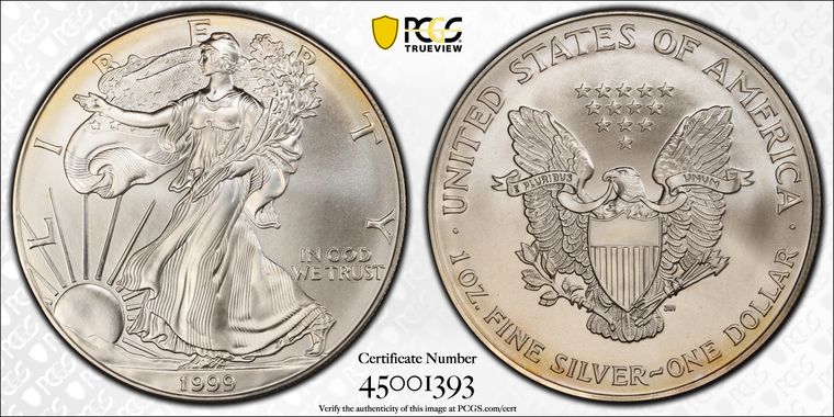 Cert 45001393 - Coin Image