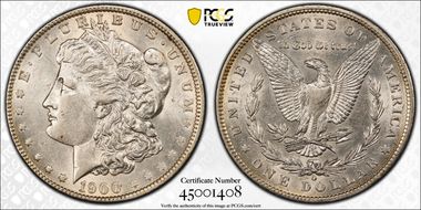1900-O $1 AU55