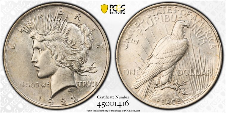 Cert 45001416 - Coin Image