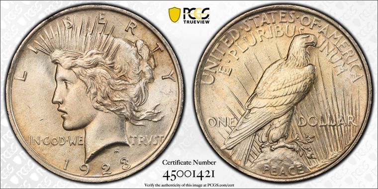 Cert 45001421 - Coin Image