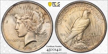 1923 $1 MS62