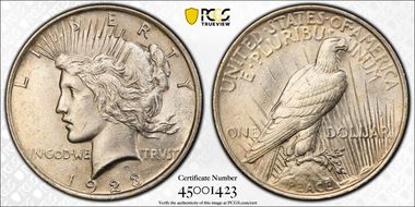 1923 $1 AU55