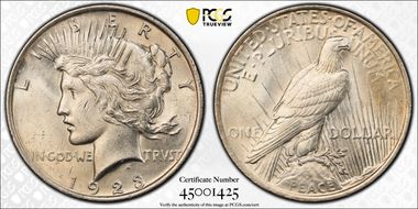 1923 $1 MS60