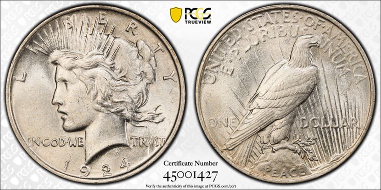 Cert 45001427 - Coin Image