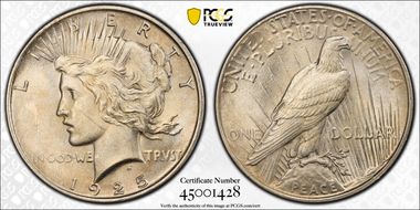 1925 $1 MS62
