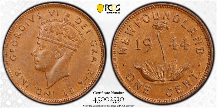 Cert 45002530 - Coin Image