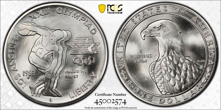 Cert 45002574 - Coin Image