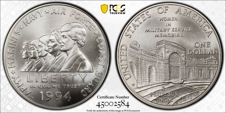 Cert 45002584 - Coin Image