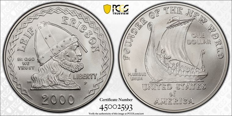 Cert 45002593 - Coin Image