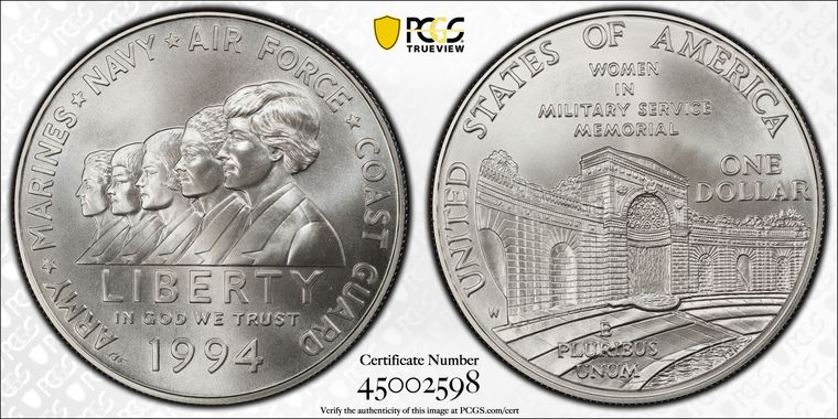 Cert 45002598 - Coin Image