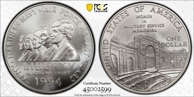 Cert 45002599 - Coin Image
