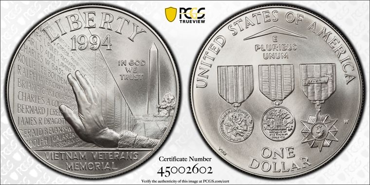 Cert 45002602 - Coin Image