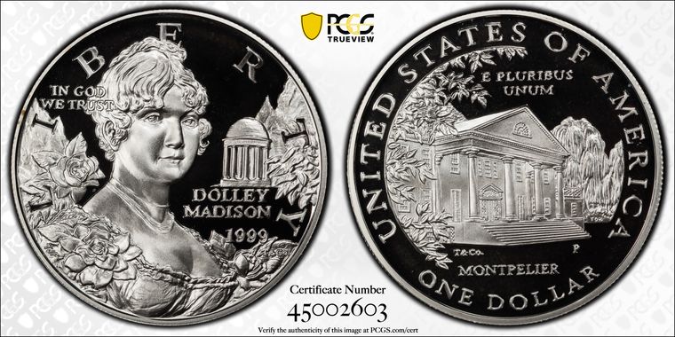 Cert 45002603 - Coin Image