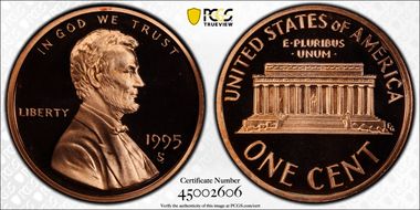 1995-S 1C PR69DCAM