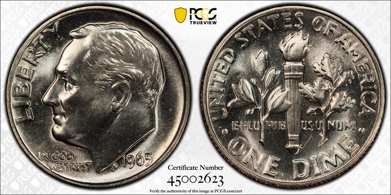 Cert 45002623 - Coin Image