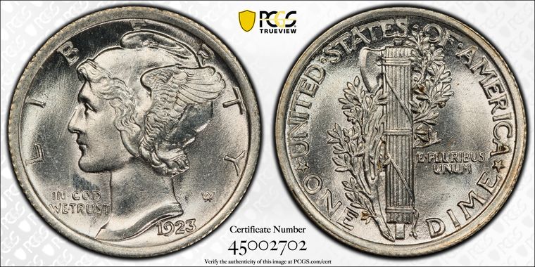 Cert 45002702 - Coin Image