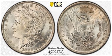 1883-O $1 MS65