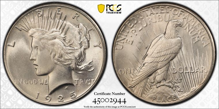 Cert 45002944 - Coin Image