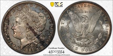 1886-S $1 MS63