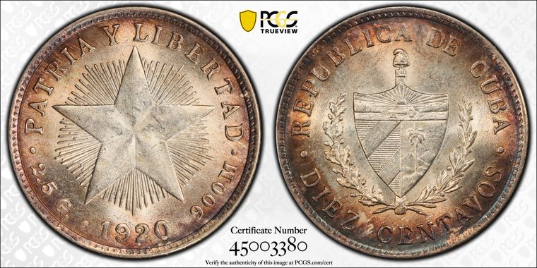 Cert 45003380 - Coin Image