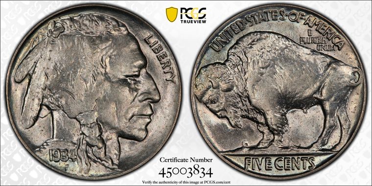 Cert 45003834 - Coin Image