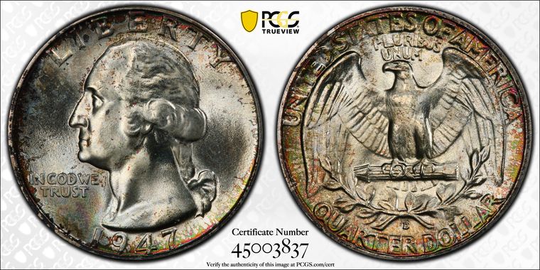 Cert 45003837 - Coin Image