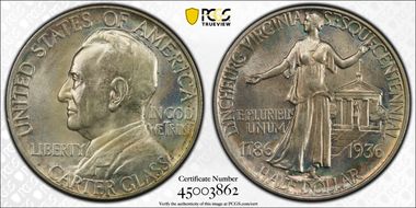 1936 50C Lynchburg MS67