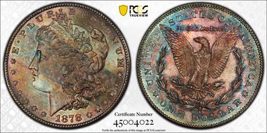 1878-S $1 MS65