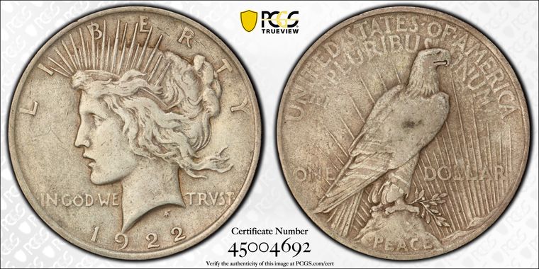 Cert 45004692 - Coin Image