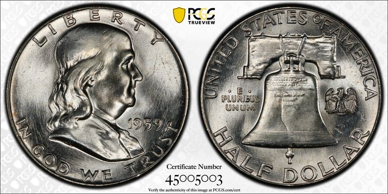 Cert 45005003 - Coin Image