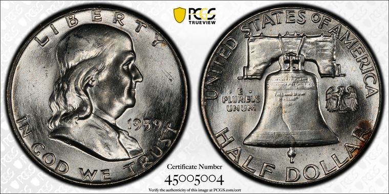 Cert 45005004 - Coin Image