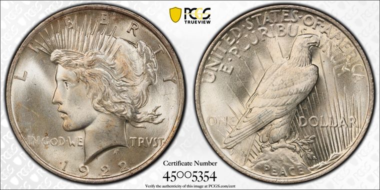 Cert 45005354 - Coin Image