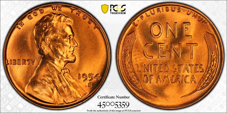 Cert 45005359 - Coin Image