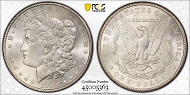 1902-O $1 VAM 54 Doubled Ear MS64