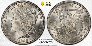 1900-O $1 MS66+