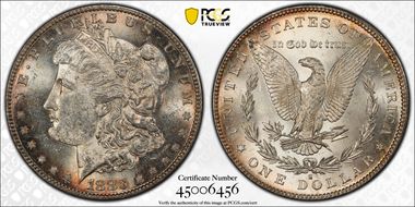 1883-S $1 MS62