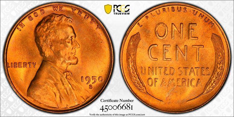 Cert 45006681 - Coin Image