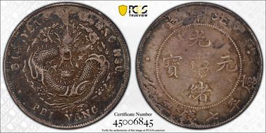 (1908)34 $1 LM-465 Cld. Conn. XF40