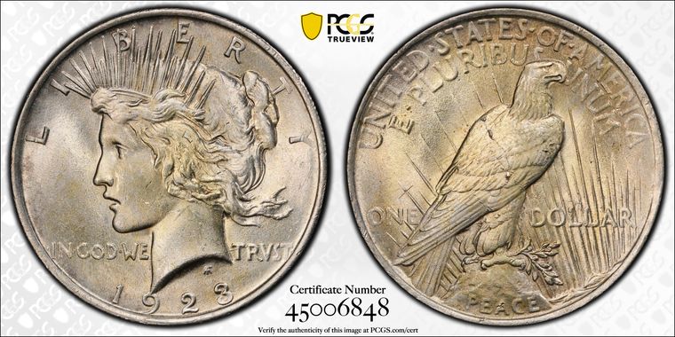 Cert 45006848 - Coin Image